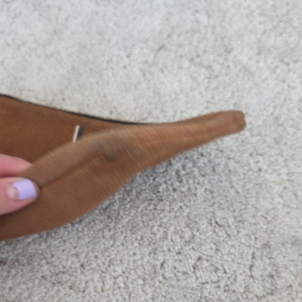 Clare V Tan Suede Toiletry Bag "LH" - Picture 8 of 11
